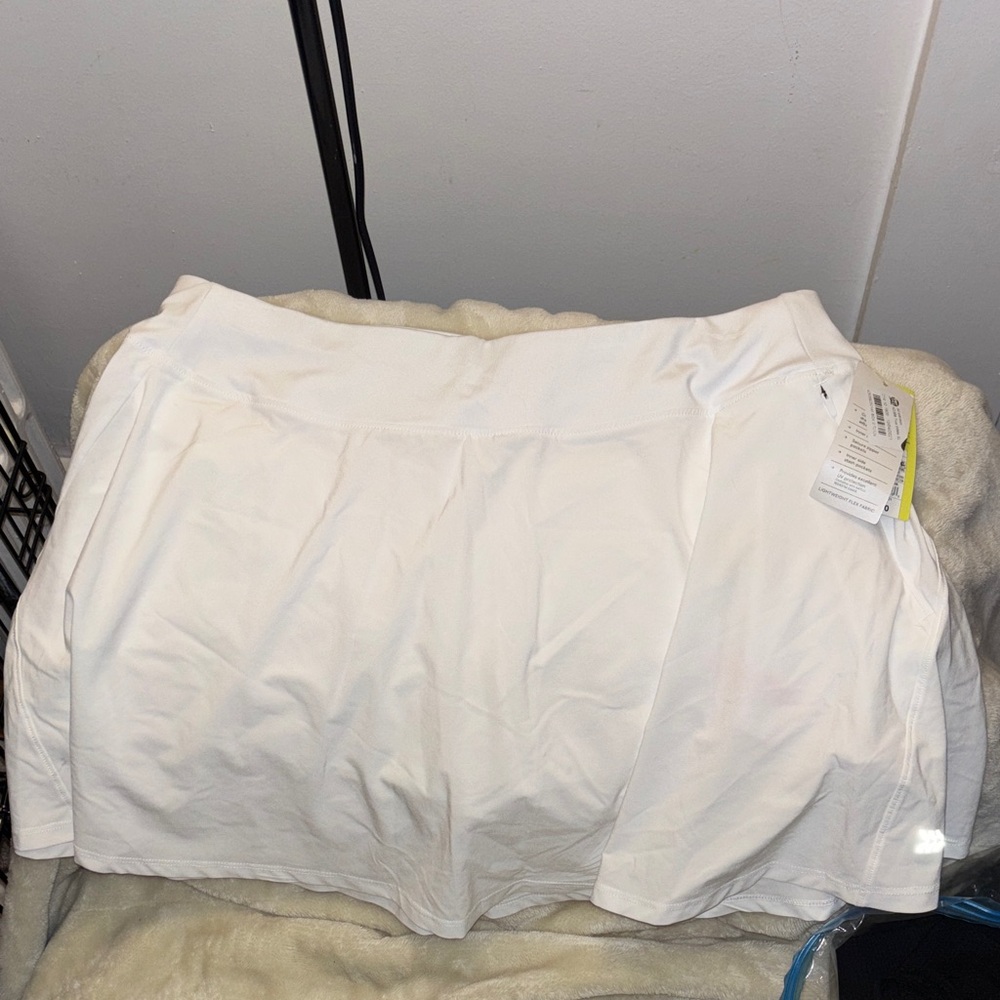 All in Motion White Mini Skirt
